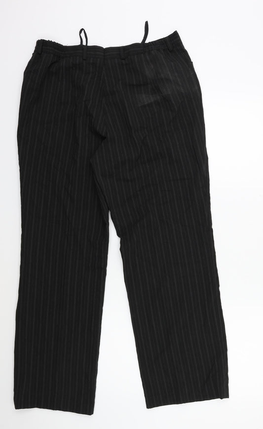 Womens UK Size 32 in Preworn Regular Fit  Black Trousers