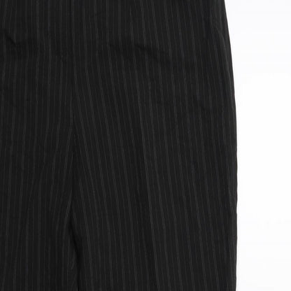 Womens UK Size 32 in Preworn Regular Fit  Black Trousers