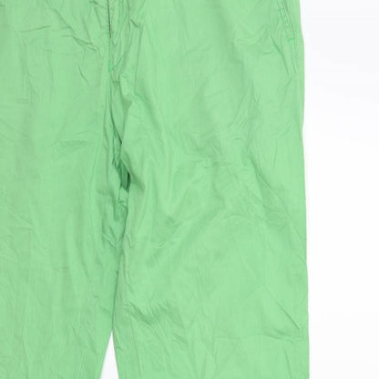 Womens UK Size 34 in Preworn Regular Fit  Green Trousers
