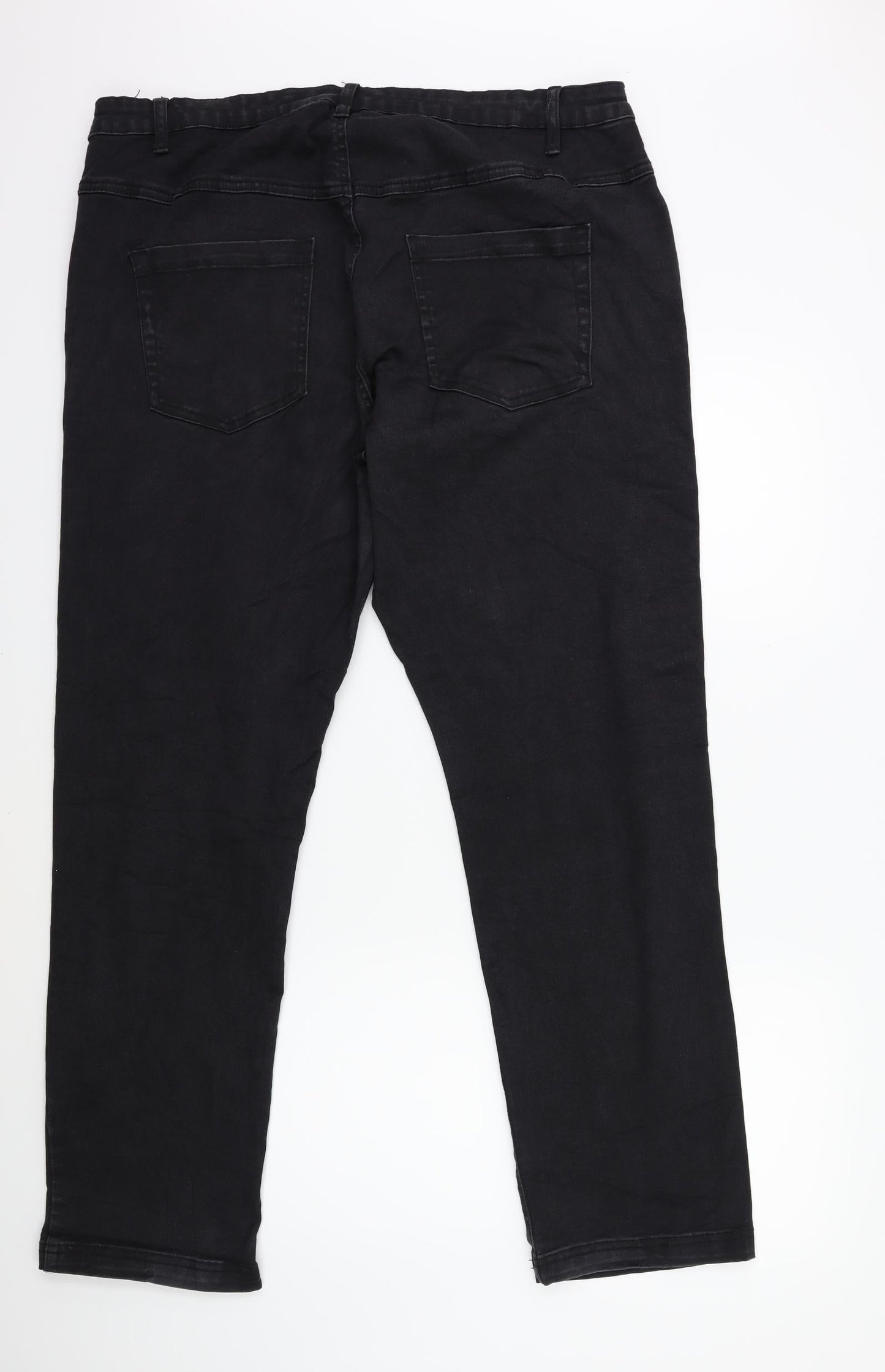 Zizzi Womens Black  Denim Skinny Jeans Size 38 in L30 in