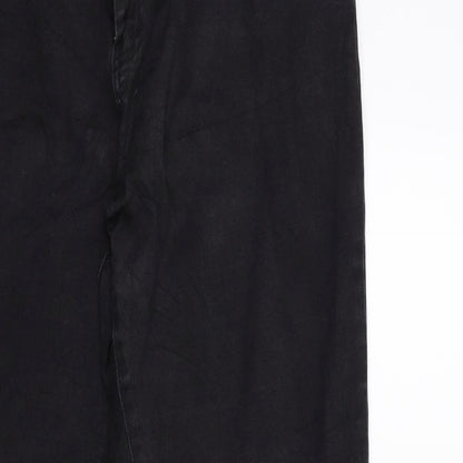 Zizzi Womens Black  Denim Skinny Jeans Size 38 in L30 in