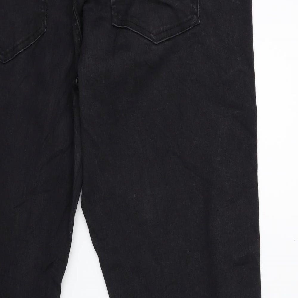 Zizzi Womens Black  Denim Skinny Jeans Size 38 in L30 in