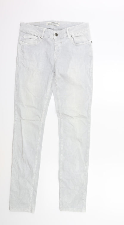 coccara Womens Grey  Denim Skinny Jeans Size 27 in L31 in