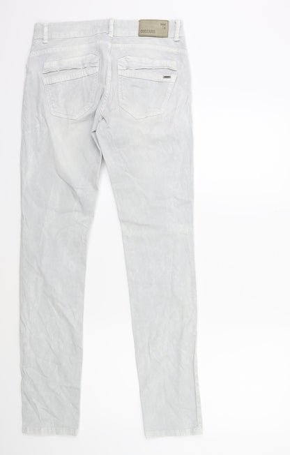coccara Womens Grey  Denim Skinny Jeans Size 27 in L31 in