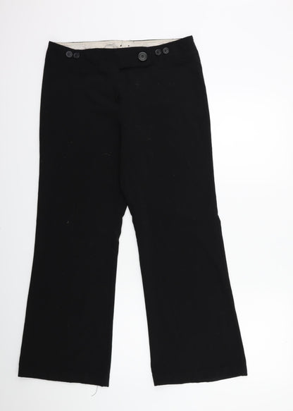 New Look Womens Black   Trousers  Size 12 L28 in