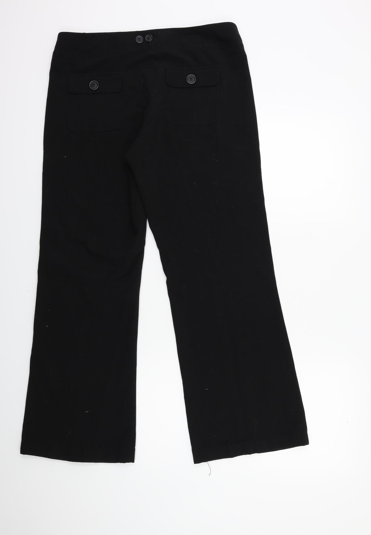 New Look Womens Black   Trousers  Size 12 L28 in
