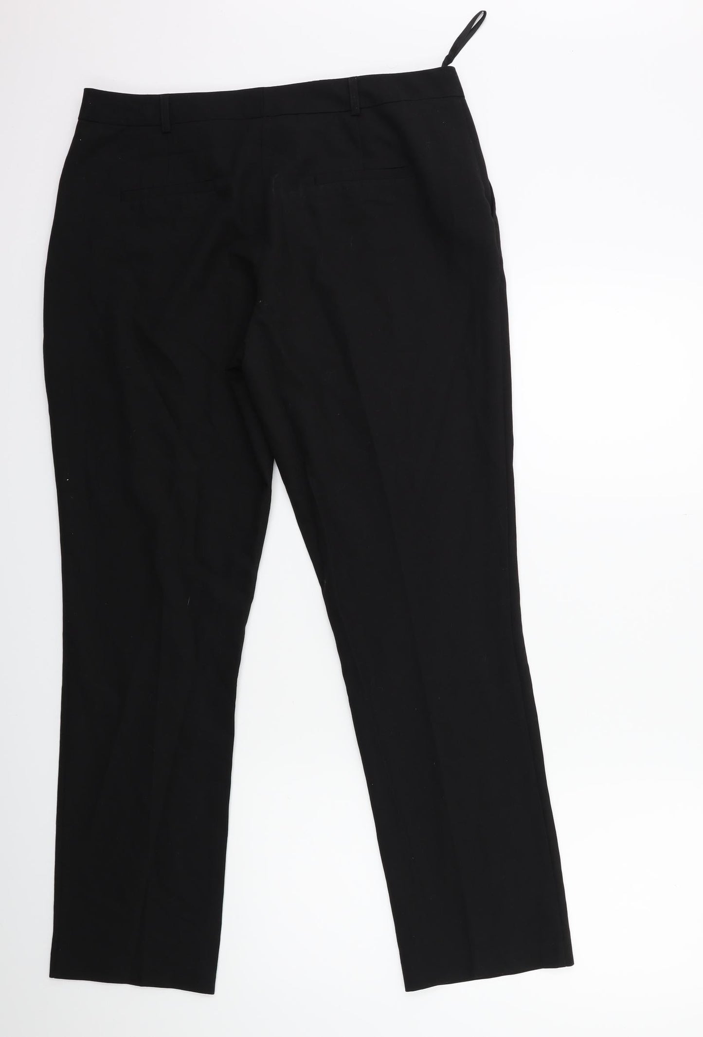 Nutmeg Womens Black   Trousers  Size 14 L29 in