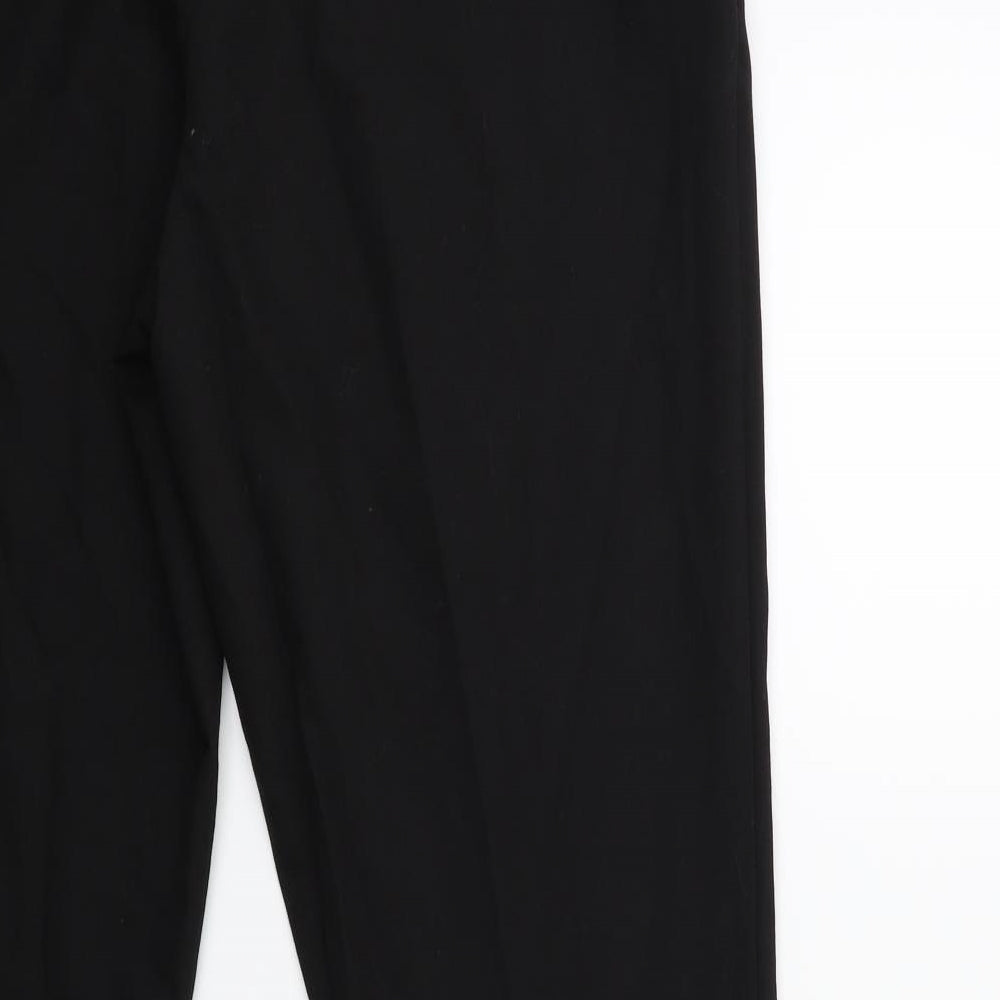 Nutmeg Womens Black   Trousers  Size 14 L29 in