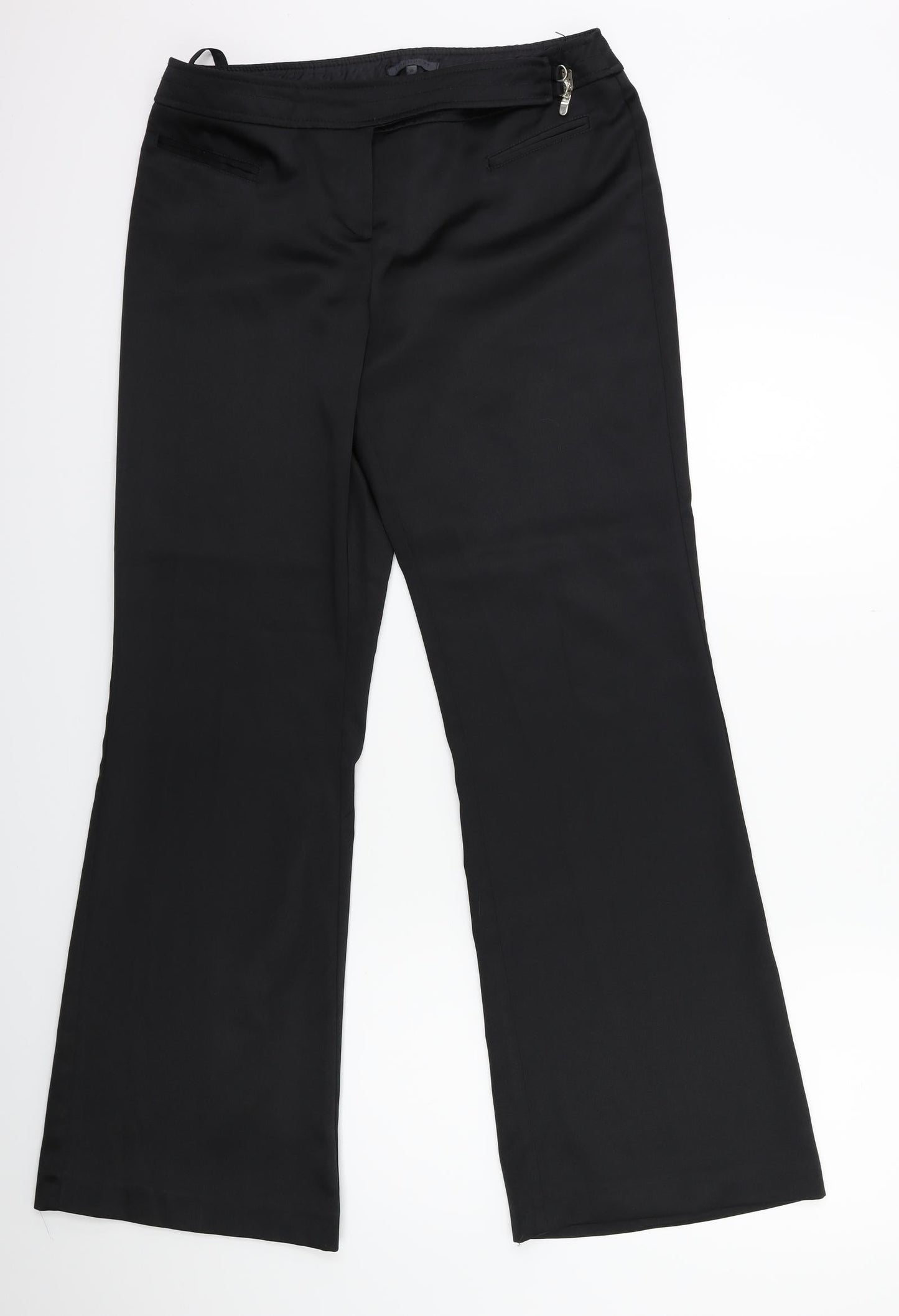 T. Tuch Womens Black   Trousers  Size 14 L30 in