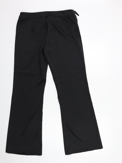 T. Tuch Womens Black   Trousers  Size 14 L30 in
