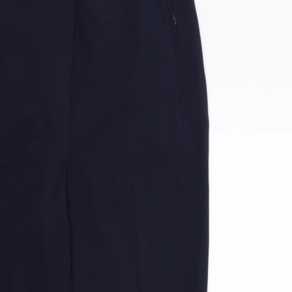Womens UK Size 12 Marks and Spencer Regular Fit  Blue Trousers