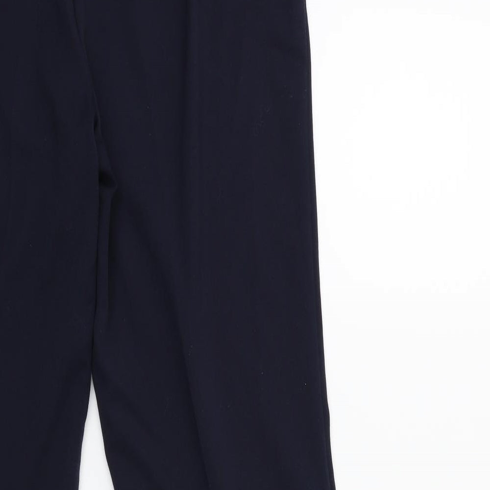 Womens UK Size 12 Marks and Spencer Regular Fit  Blue Trousers