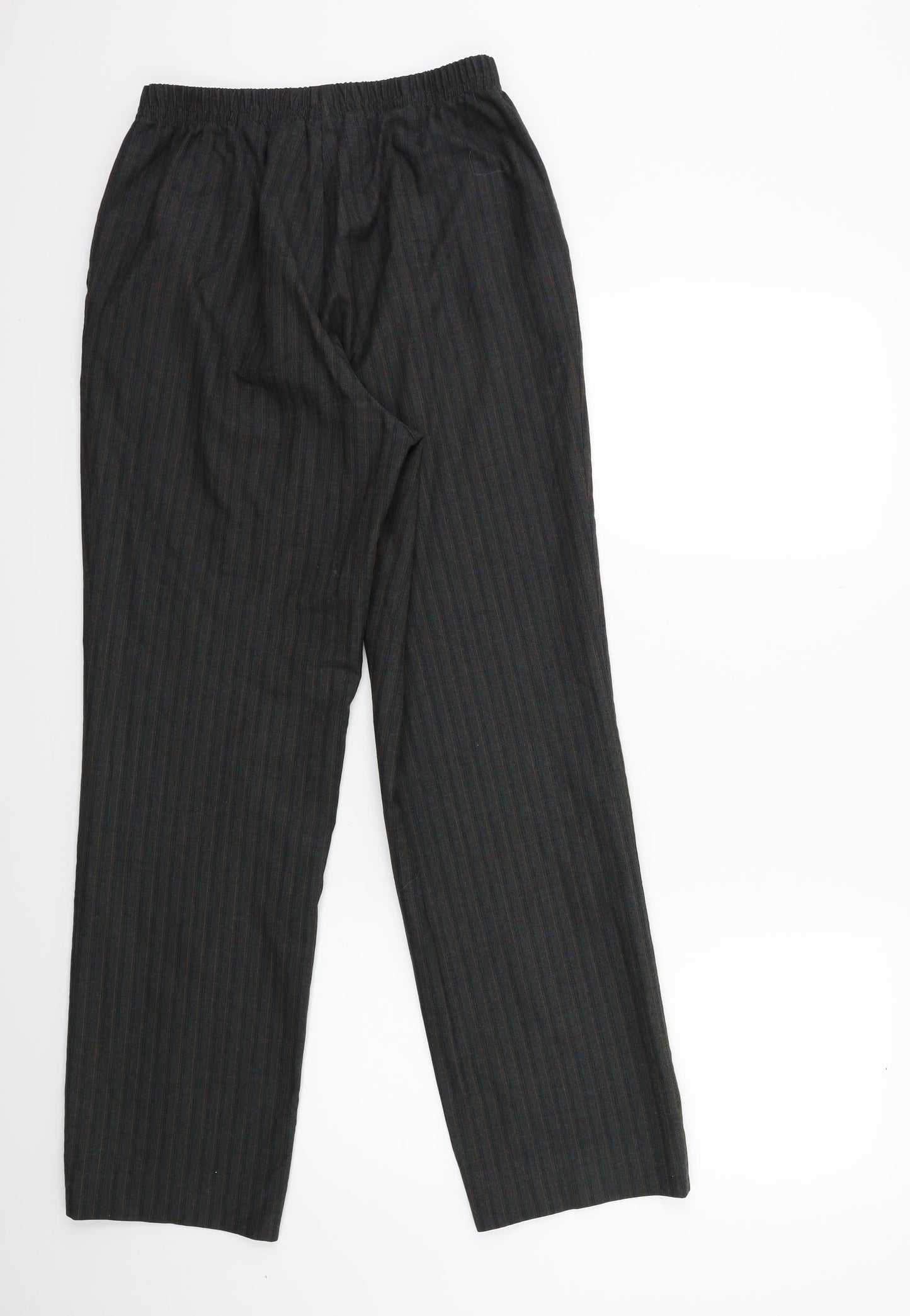 Stark Mens Grey Striped  Trousers  Size 30 in L29 in