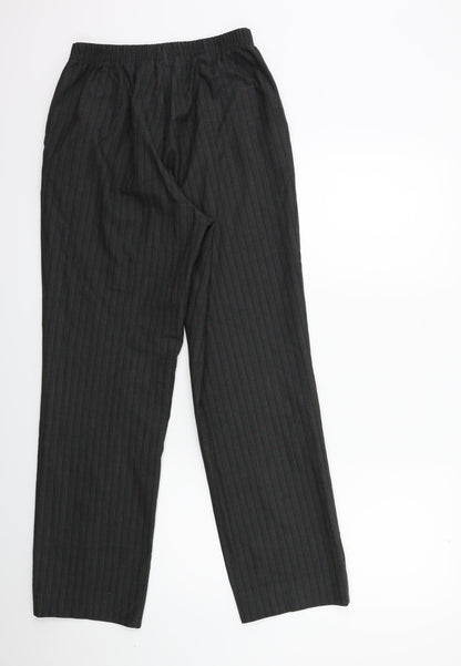 Stark Mens Grey Striped  Trousers  Size 30 in L29 in