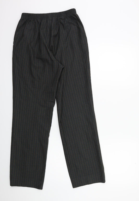 Stark Mens Grey Striped  Trousers  Size 30 in L29 in