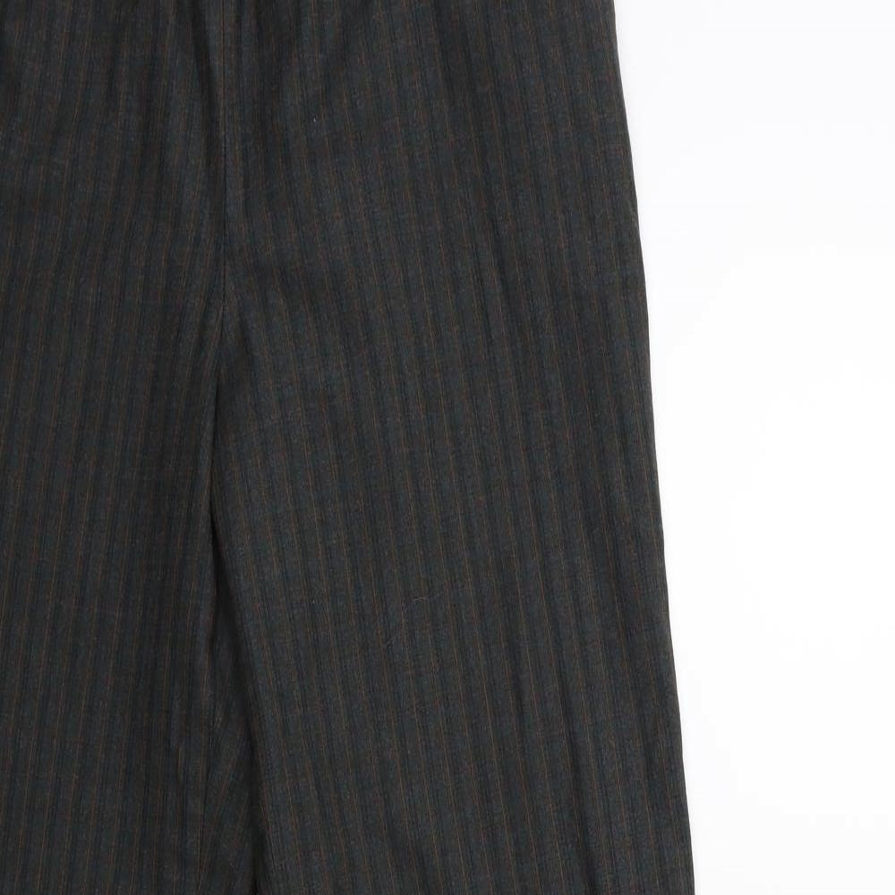 Stark Mens Grey Striped  Trousers  Size 30 in L29 in