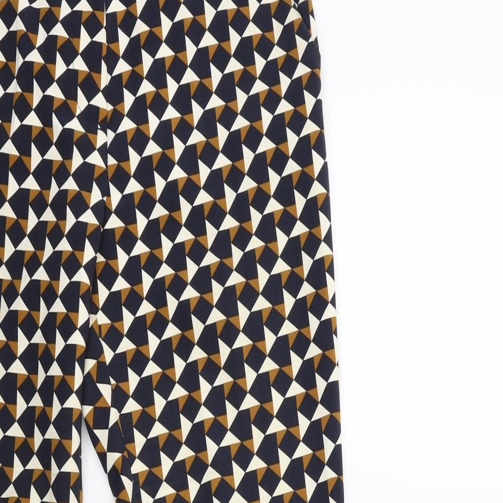 Womens UK Size 6 H&M Regular Fit  Blue Trousers