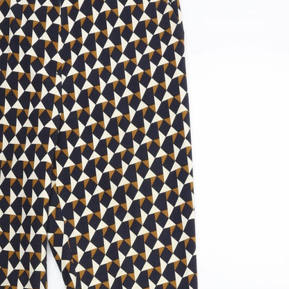 Womens UK Size 6 H&M Regular Fit  Blue Trousers