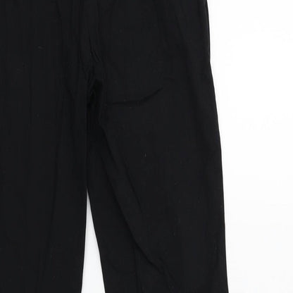 Womens UK Size 8 H&M Regular Fit  Black Trousers