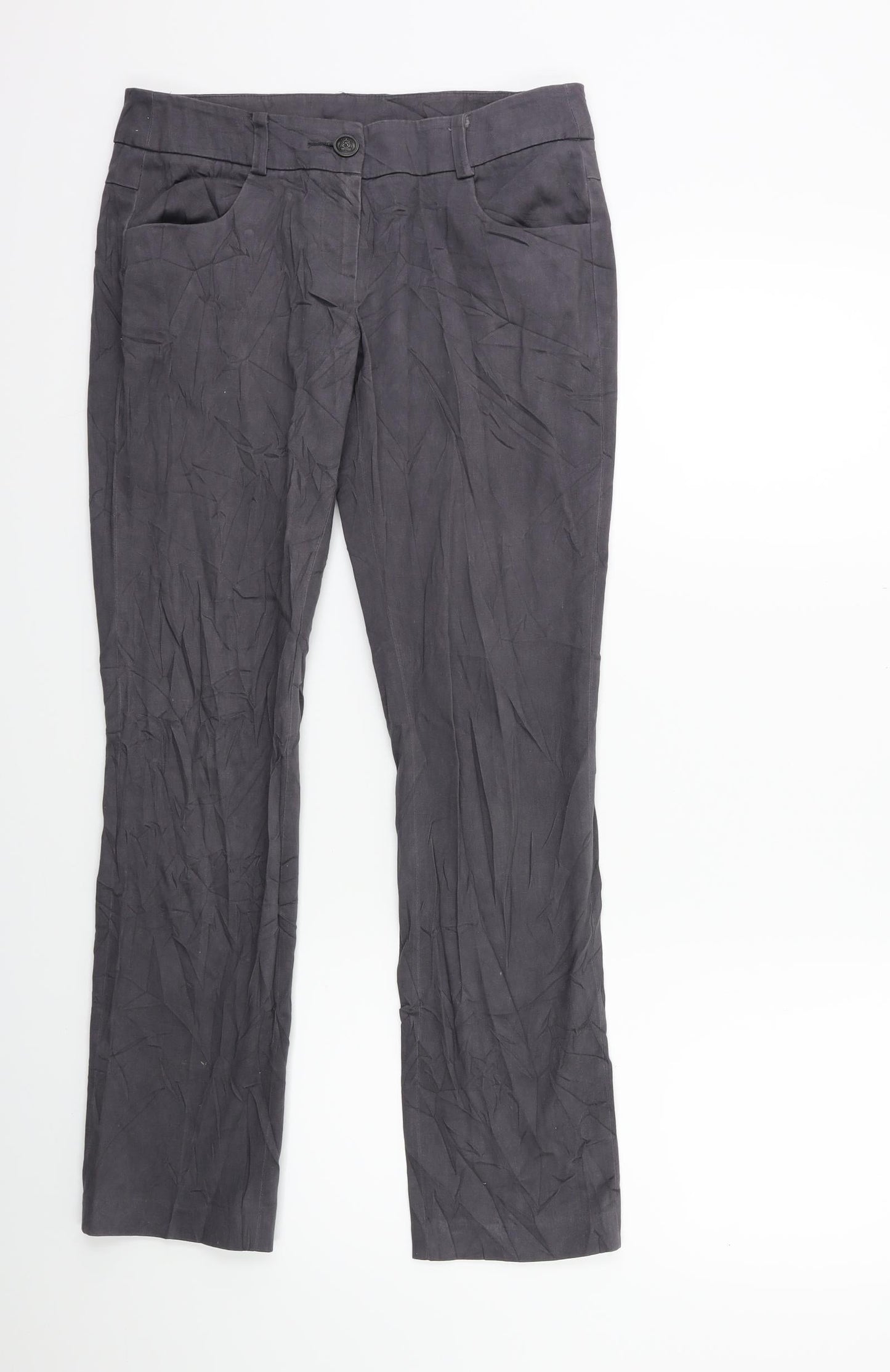 Womens UK Size 30 in Camaïeu Regular Fit  Grey Trousers