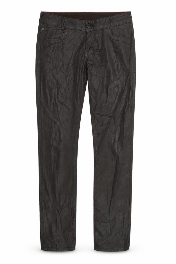 Womens UK Size 10 Preworn Regular Fit  Brown Trousers