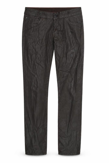 Womens UK Size 10 Preworn Regular Fit  Brown Trousers
