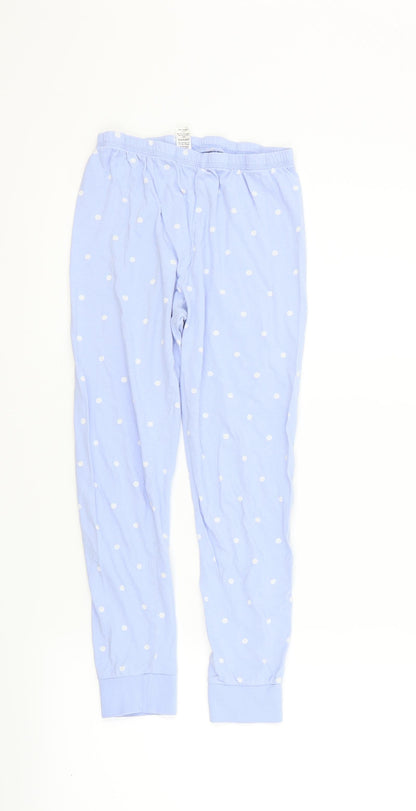 George Girls Blue Polka Dot  Snow Pants Trousers Size 9-10 Years