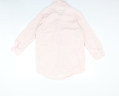 Love to lounge Womens Pink Geometric  Top Pyjama Top Size S
