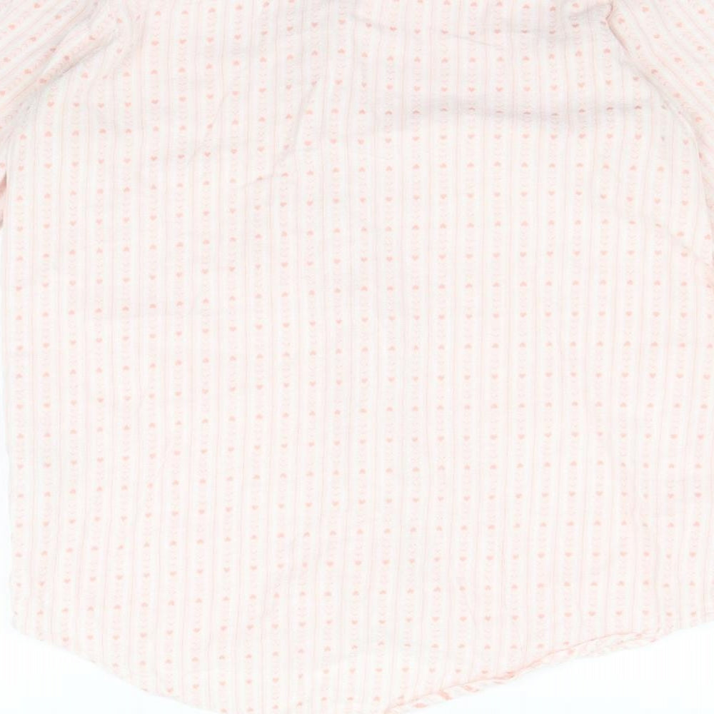 Love to lounge Womens Pink Geometric  Top Pyjama Top Size S
