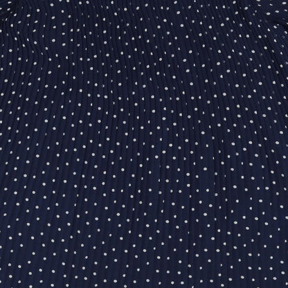 F&F Womens Blue Houndstooth  Fit & Flare  Size 14