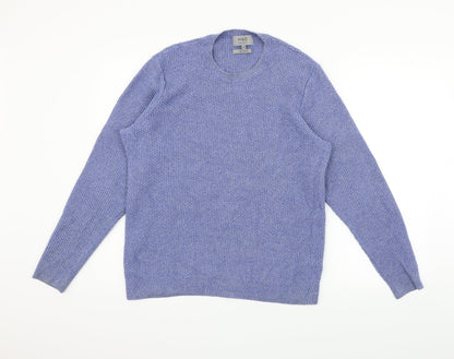 Marks and Spencer Mens Blue   Pullover Jumper Size M