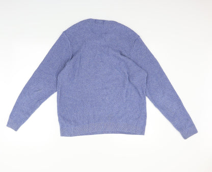 Marks and Spencer Mens Blue   Pullover Jumper Size M