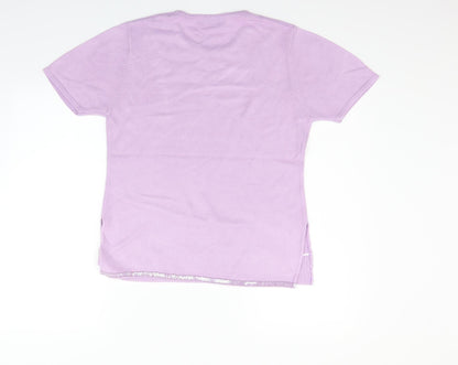 FABRIZIO Womens Purple   Pullover Jumper Size M