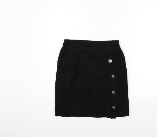 Primark Womens Black   Flare Skirt Size M