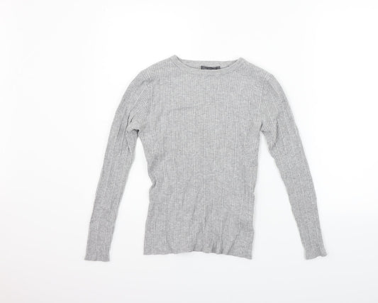 Primark Womens Grey   Pullover Jumper Size S