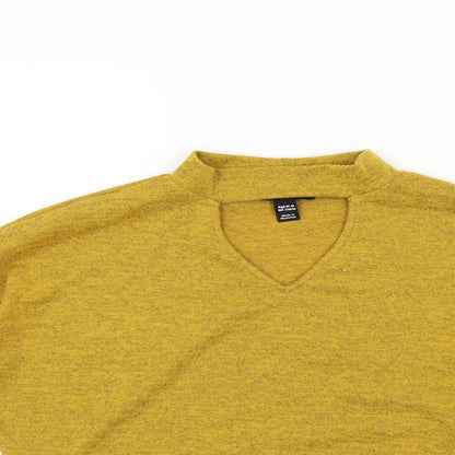 New Look Girls Yellow   Pullover Jumper Size 14-15 Years