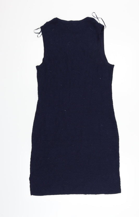 Tahari Womens Blue   Fit & Flare  Size L