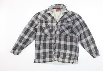 pacino classic Womens Grey Check  Cardigan Jumper Size M