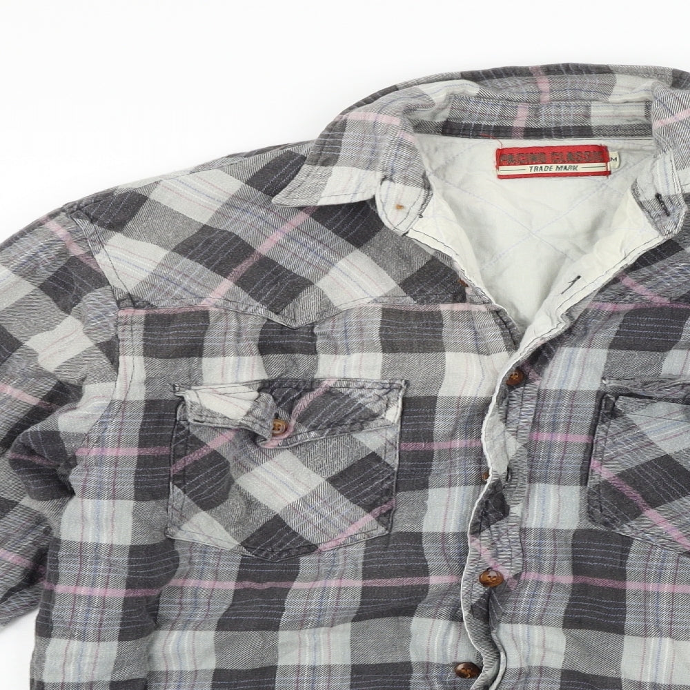 pacino classic Womens Grey Check  Cardigan Jumper Size M