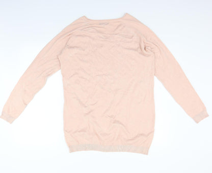 pm Womens Pink   Jumper Dress  Size L