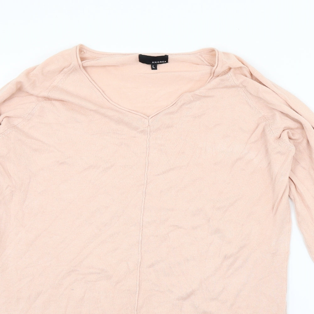 pm Womens Pink   Jumper Dress  Size L