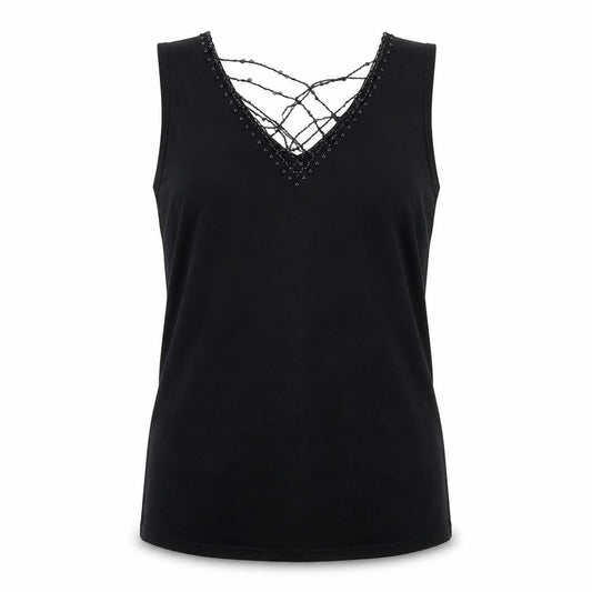 ELVI Womens Black   Vest Jumper Size M