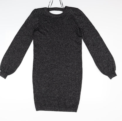 George Womens Black Houndstooth  Fit & Flare  Size 10