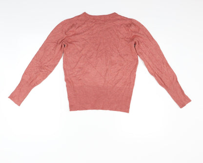 Marks and Spencer Womens Red   Pullover Jumper Size 8