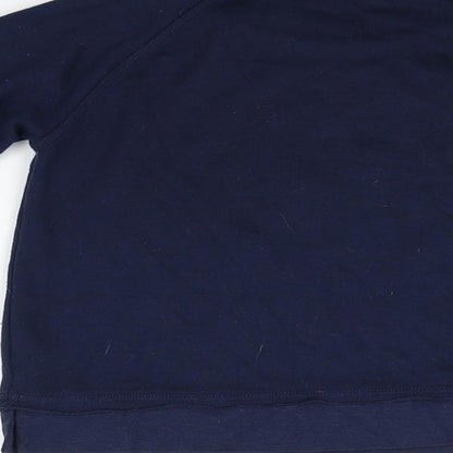 Preworn Girls Black   Pullover Jumper Size 10 Years