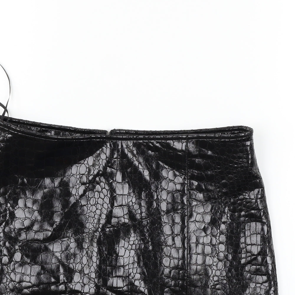 Motel Womens Black   Flare Skirt Size S