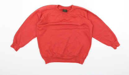 school wear Girls Red   Pullover Jumper Size 13-14 Years