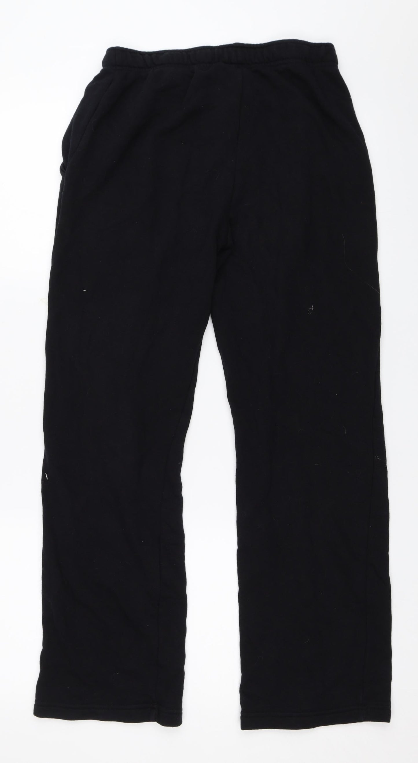 Womens UK Size S Papaya Regular Fit Sweatpants Black Trousers