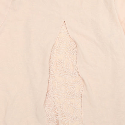 Womens UK Size 14 Peacocks Beige Basic Blouse