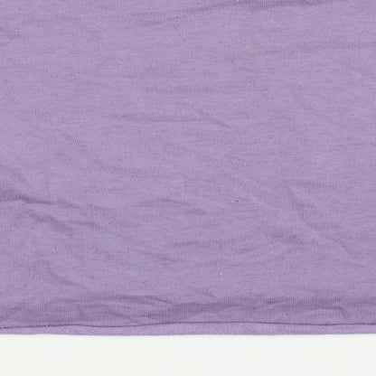 H&M Womens Purple   Pullover Sweatshirt Size 36